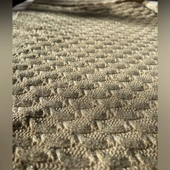 Lands End sweater Sparkly tan - Picture 11 of 13